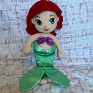Disney Animators Collection Ariel Plush 12" Baby Doll Stuffed Plush!!